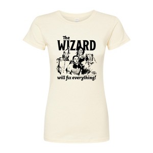Women's - Wizard of Oz - The Wizard Will Fix Everything Fitted Graphic T-Shirt - 1 of 4