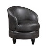 Sophia Faux Leather Accent Chair Gray - Steve Silver Co. - 4 of 4