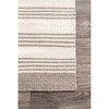 Arvin Olano x Rugs USA - Sage Striped Wool-Blend Indoor Area Rug - 3 of 4