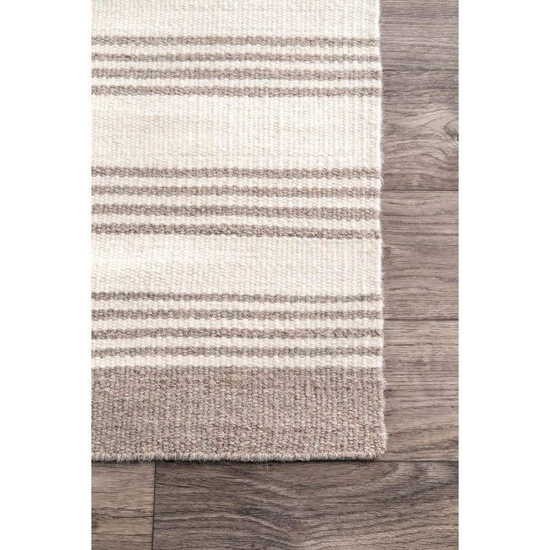 Arvin Olano x RugsUSA - Sage Striped Wool-Blend Area Rug, 4 of 8