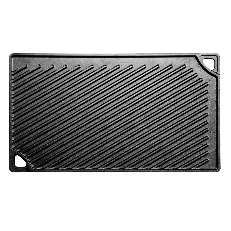 Lodge 16.75" x 9.5" Cast Iron Reversible Griddle, 1 of 7