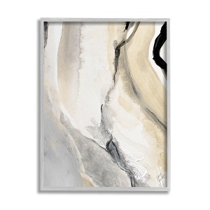Stupell Industries Abstract Paint Strokes Fluid Beige Movement - 1 of 4