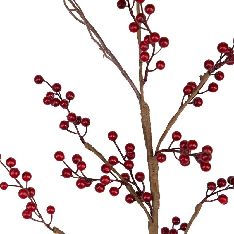 Northlight Potted Berry Artificial Christmas Twig Tree - Unlit - 4', 4 of 6