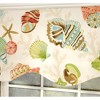 RLF Home Bay Beach Provance 3" Rod Pocket Lining Luxurious and Elegant Window Treatment Valance 50" x 15" Multi - 3 of 4