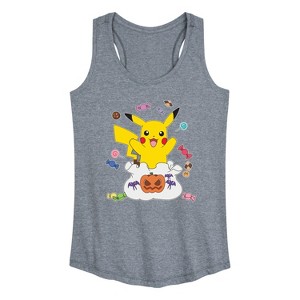 Women's - Pokémon - Gotta Eat Em All Graphic Racerback Tank - 1 of 4