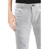 RAW X Men's Stretch Moto Denim Jeans(plus size pants in available) - 3 of 4
