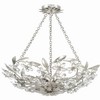 Crystorama Lighting Marselle 6 - Light Semi-Flush Mount in  Antique Silver - 3 of 4