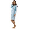 Casual Nights Women's Long Sleeve Floral Embroidered/Pintucked Night-Gown - 2 of 4