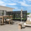 PexFix Outdoor Metal Trellis with Planter Box in Star Pattern - 4 of 4