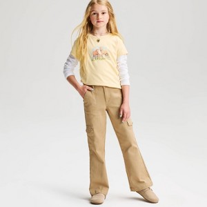 Pantalones de Cargo de Tiro Medio con Pierna Recta para Niña - Cat & Jack™