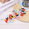 Unique Bargains Craft DIY Gift Packaging Accessories Satin Mini Flower Bows - 4 of 4