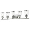 Livex Lighting Lawrenceville 5 - Light Vanity in  Polished Chrome - 4 of 4