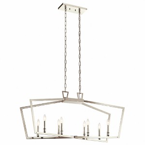 Kichler Lighting Abbotswell 8 - Light Chandelier in  Polished Nickel - 1 of 2
