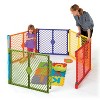 Toddleroo by North States Superyard Colorplay 6 Panel Freestanding Gate - image 2 of 4