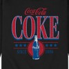 Men's - Coca-Cola - 90s Coke Collegiate Design Graphic Fleece Sweatshirt - 2 of 4
