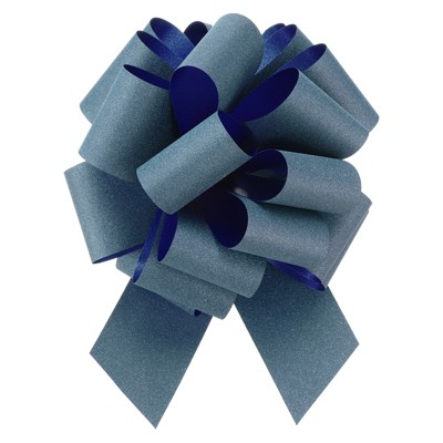 Unique Bargains Christmas Presents Bright Large Pull Bow Ribbons Glitter Gift Wrapping 10 Pcs