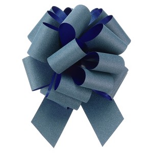 Unique Bargains Christmas Presents Bright Large Pull Bow Ribbons Glitter Gift Wrapping 10 Pcs - 1 of 4