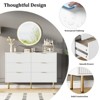 ODK Dresser for Bedroom,6 Drawer Dresser with Wide Drawers,Wooden Chest of Drawers,Modern Storage Dressers for Living Room, Closet, Hallway,Entryway - 4 of 4