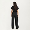 Anna-Kaci Women’s 2-Piece Set Short Sleeve Relaxed Fit Top and Wide Leg Pants with Soft Stretch Fabric and Drawstring Waist - 4 of 4