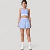 Anna-Kaci Active Women's Pleated Tennis Skirt with Built-In Shorts and Side Pocket for Sporty Style and Functional Movement - 2 of 4