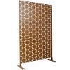Vynxaria 76" Metal Privacy Screen - Freestanding Decorative Divider for Indoor & Outdoor Use - 3 of 4
