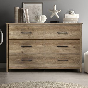 Galano Gianni 6 Drawer 47.2 in. Wide Dresser (Sturdy, Effortless Assembly with Interlocking Drawers) - 1 of 4