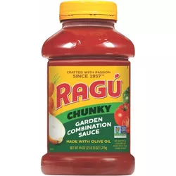 Ragu Chunky Garden Combination Pasta Sauce - 45oz
