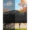10x10 Pop Up Canopy Tent, Outdoor Canopy Tent with 3 Adjustable Height, 4 Sandbags & Carrying Bag for Camping, Parties,Outdoor Events - Black - 3 of 4