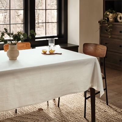 84x60 Tablecloth White - Threshold™