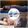 Unique Bargains Portable Husky Sleep Mask Black White 1 Pc - 3 of 3