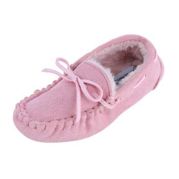 Beverly Hills Polo Club Girl's Slip On Moccasin Slippers