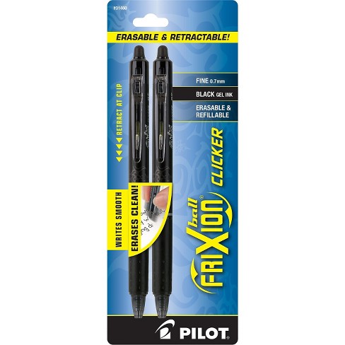 Pilot 3ct G2 Gel Pens Fine Point 0.7mm Black Ink