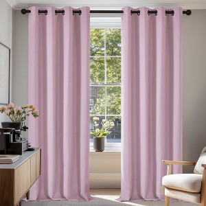 Deconovo Grommet Blackout Curtains, 2 Panels, OEKO-TEX Certified - 1 of 4