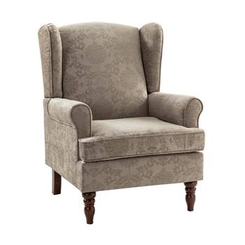 Umberto Traditional Accent Armchair with Turned Legs | ARTFUL LIVING DESIGN