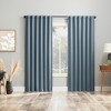 2pc Sun Zero Blackout Aria Magnetic Closure Back Tab Curtain Panel Pair - image 2 of 4