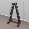 Dumbbell Rack Stand Only,5 Tier Compact Dumbbell Rack, Weight Rack for Home Gym Space,480LBS,Black - 2 of 4