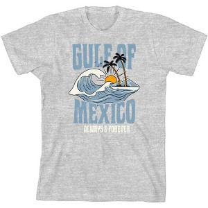 Gulf of Mexico Always & Forever Youth Crew Neck Short Sleeve Tee - 1 of 2