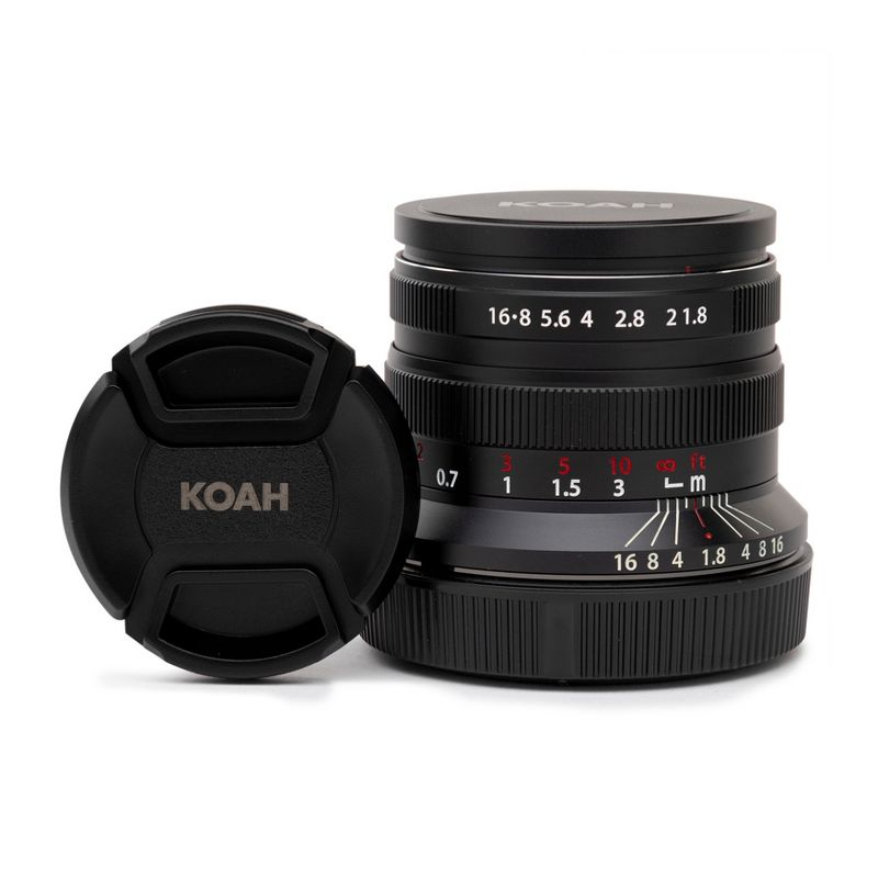 Koah Artisans 55mm f/1.8 Large Aperture Manual Focus Lens for Sony E (Black), 1 of 4