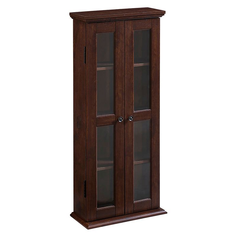 41" Wood Media Storage Tower Cabinet - Saracina Home, 4 of 6