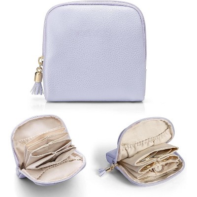 Small Travel Jewelry Case,Travel Gifts for Women,Jewelry Pouch Bags with Zipper,Jewelry Organizer Storage Bag