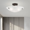 Livex Lighting Oasis 3 - Light Flush Mount in  Bronze - 4 of 4