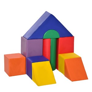 Runesay 11-Piece Baby Soft Foam Play Set, Climb and Crawl Activity Play set Building Blocks - 1 of 4