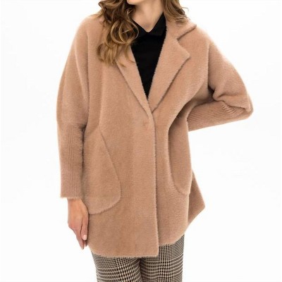 Women's Open Front Collared Cardigan - Renuar