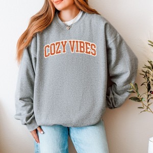 Simply Sage Market Varsity Cozy Vibes Sweatshirt - 1 of 4
