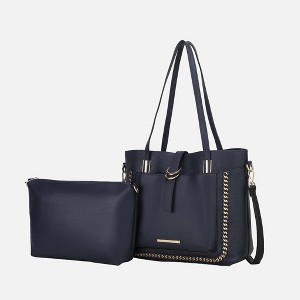 MKF Collection Raya Vegan Leather Women’s Shoulder Bag with Crossbody Pouch by Mia K - 1 of 4