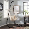 Jomeed Adjustable Portable Hanging Heavy Duty Steel Hammock Chair Stand, Black - 2 of 4