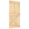VidaXL Door NARVIK 37.4"x82.7" Solid Wood Pine - 2 of 4