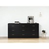 Mshliw Modern 9 Drawer Dresser for Bedroom with Golden Handles, Wide Chest of Drawers for Clothes Storage, Sturdy Engineered Wood Cabinet - 4 of 4