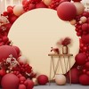 GAOMON Round Arch Backdrop Cover, Circle Arch Stand with Bottom Zipper, Multipurpose Wedding Arched Background Set - 4 of 4