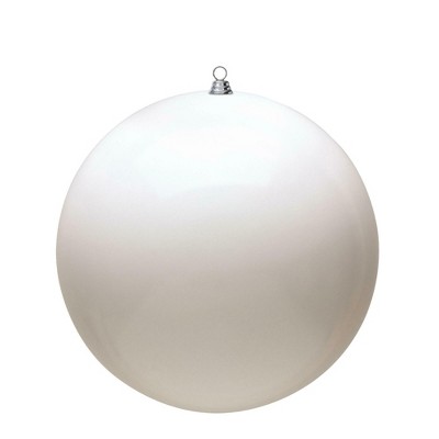 Vickerman White Ball Ornament